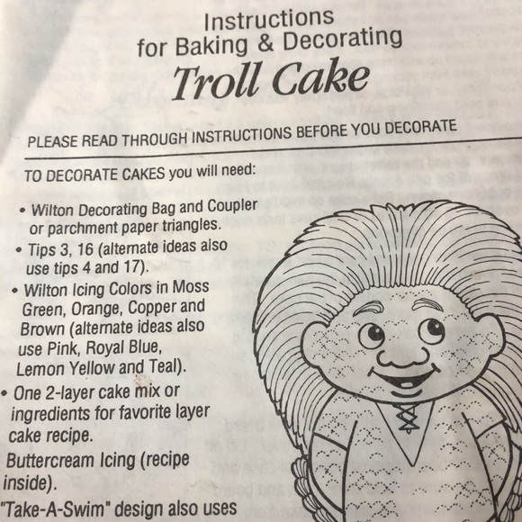Vintage 1992 Wilton Cake Pan TROLL - Picture 9 of 9